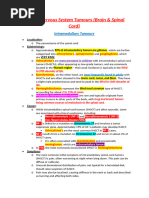 (DONE) Central Nervous System Tumours (Brain & Spinal Cord)