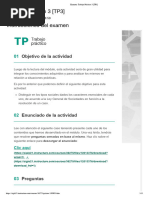 Trabajo Práctico 3 (TP3) Instrucciones Del Examen: Objetivo de La Actividad