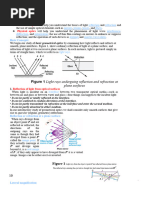 Light Rays Undergoing Reflection and Refraction at Plane Surfaces