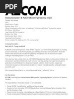 AECOM Instrumentation & Automation Engineering Intern - SmartRecruiters