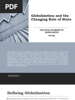 Globalization and The Changing Role of State