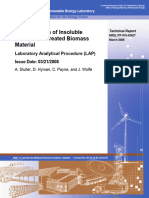 SLUITER A. Determination of Insoluble Solids in Pretrated Biomass Material