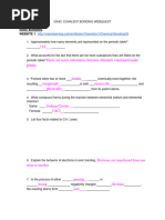 WebQuest - Ionic and Covalent Bonding