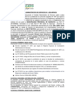 CONTRATO ADMINISTRATIVO DE SERVICIOS CAS CONFIANZA Desarrollo Urbano Casas