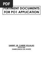 Pertinent Documents For Po1 Application