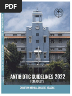 Antibiotic Guidelines Adult - 2022