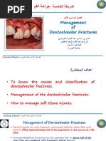 Management of Dentoalveolar Fractures