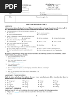 Hoclieu - MIDTERM TEST (SEMESTER 1)