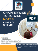 Class 9 Science Chapter Wise Topic Wise Notes Chapter 1 Matter in Our Surroundings