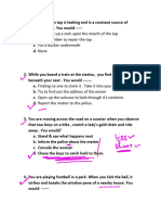 Situational Awareness MCQS