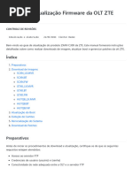 Manual de Atualização Firmware Da OLT ZTE C300