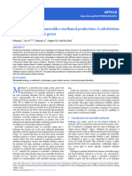 Feasibility Study of Renewable E-Methanol Production A Substitution Pathway From Blue To Green