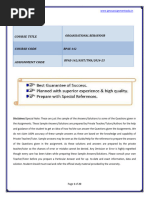 Bpae 142 em Solved Assignment 2024 25