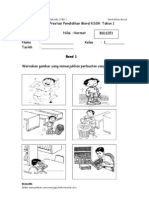 Evidens PBS Pendidikan Moral Tahun 1 Nilai Hormat Band 1 - 6