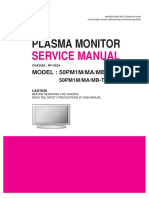 Service Manuals LG TV PLASMA 50PM1MA 50PM1MA Service Manual