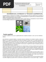 10 - Adherecia, Cohesion y Tensión Superficial