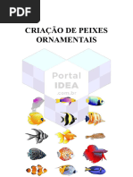 Criação de Peixes Ornamentais - Apostila 01