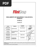 R-HSE-03 Reglamento Interno de Seguridad y Salud en El Trabajo Flint Group Perú