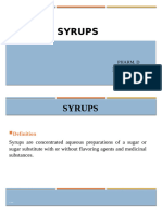 Syrups