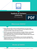 Analysis of Variance