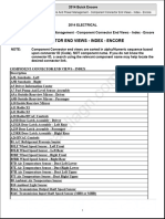 2014 ELECTRICAL Wiring Systems and Power Management - Component Connector End Views - Index - Encore