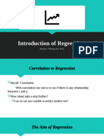 Introduction of Regression