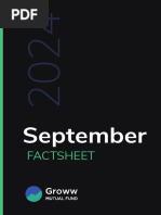 Monthly Factsheet - September 2024