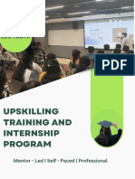 Upskilling and Internship Brouchure