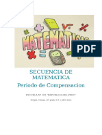 SECUENCIA DE MATEMATICA C