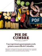 Menu Pie de Cumbre