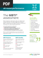 MBTI Product Data Sheet