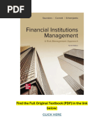 Financial Institutions Management A Risk Management Approach 10th Edition Textbook