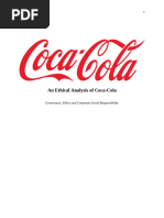 An Ethical Analysis of Coca-Cola - Feedback Updated Draft 1