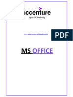 Ms Office Common Applications Accenture