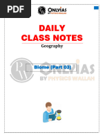 Daily Class Notes: Geography