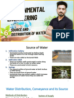 6. sources and distribution of water