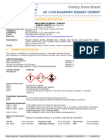 SDS - Masonary Binary Cement