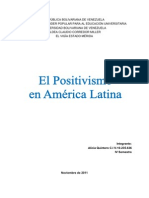 El Positivismo en América Latina