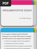 Agumentative Essay