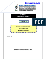 NW Eng HL P2 Memo September 2019