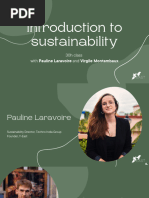 Introduction To Sustainability - SOF