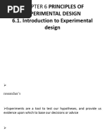 Chapter 6 Principles of Experimental Design-1