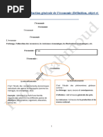 Résumé 1 - de L'introduction À La Science de L'économie