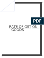 GST Rates Booklet 03july