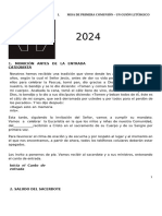 Esquema de Celebración Primera Comunion 2024