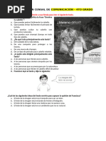 I - Evaluación Censal de Comunicación