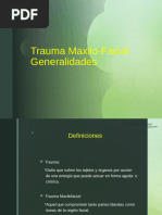 Trauma Maxilo Facial Generalidades