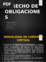 Modalidad de Cursado Obligaciones