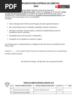 ACTA de Entrga de LibretasAULA 2023