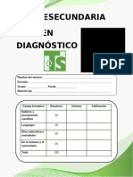 Examen Diagnóstico - Primer Año